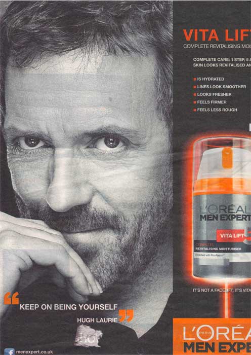Hugh Laurie - L'Oreal Men Expert